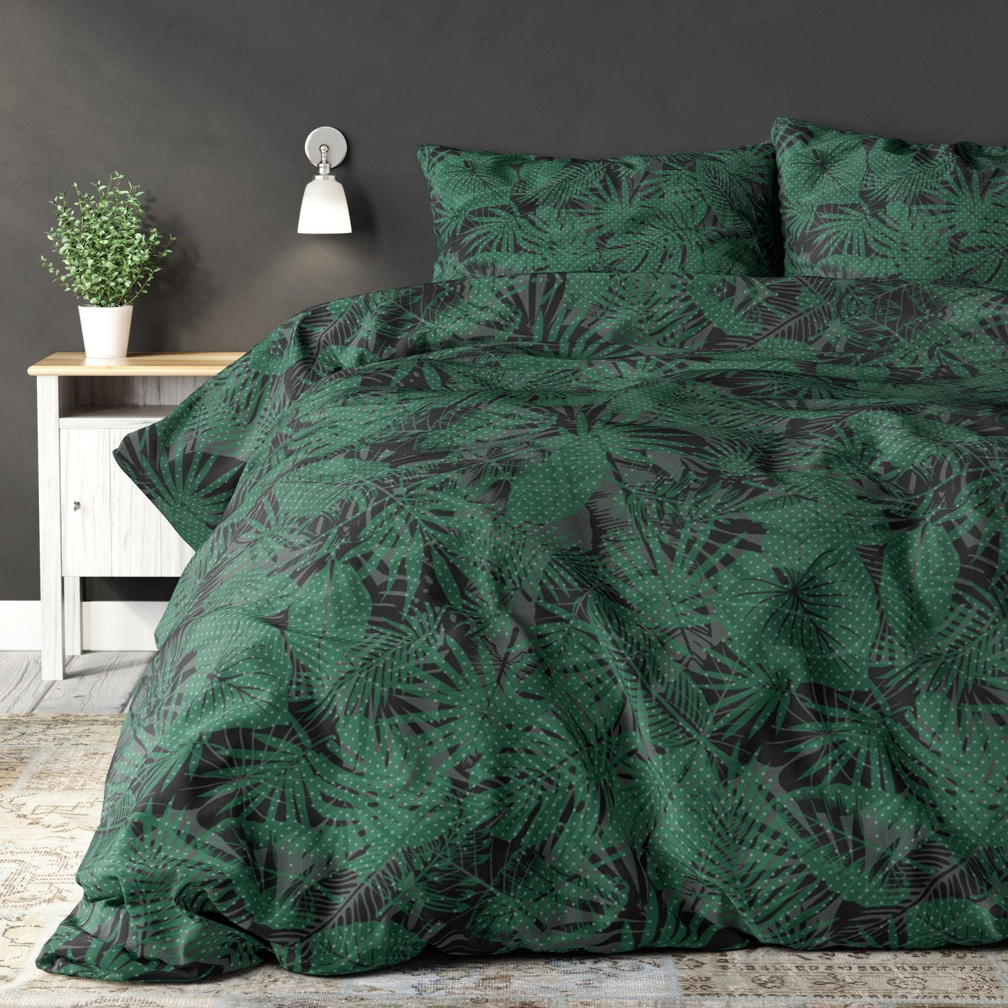 Lynn Duvet Cover - Green