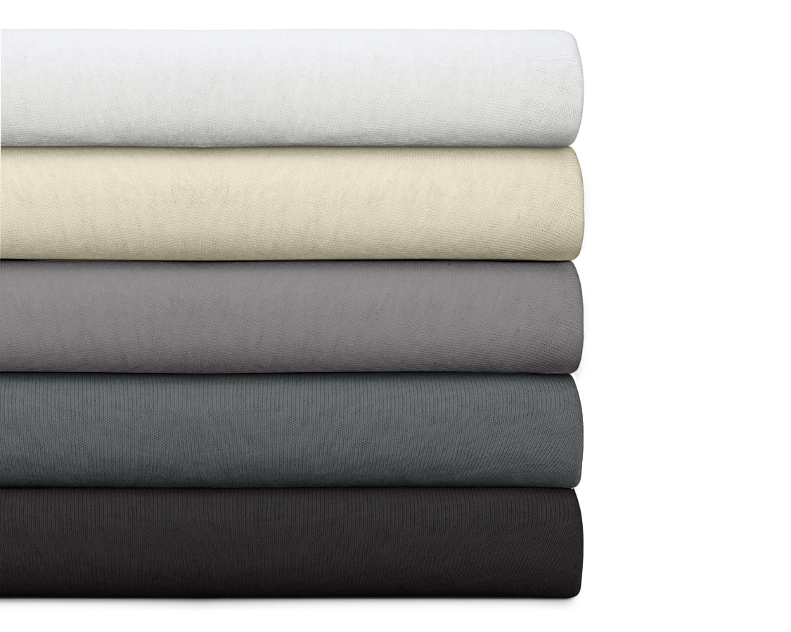 Double Jersey Splittopper Fitted Sheet - grey