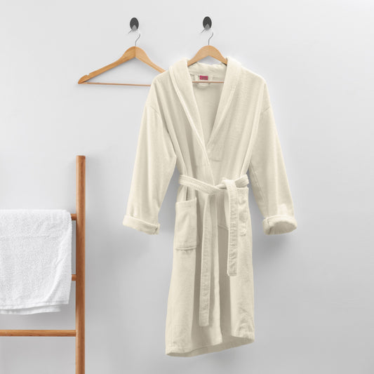 Terry bathrobe - Creme